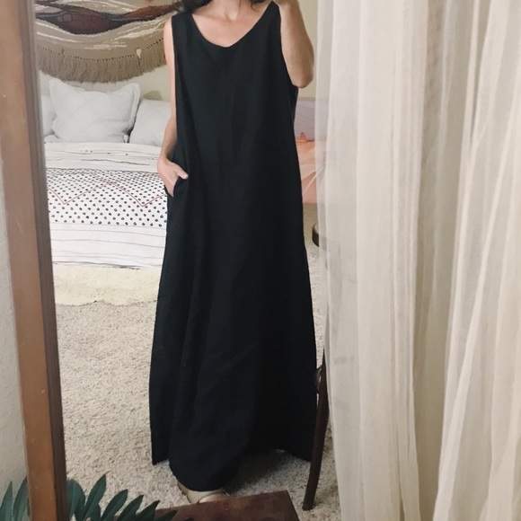 lagenlook maxi dress